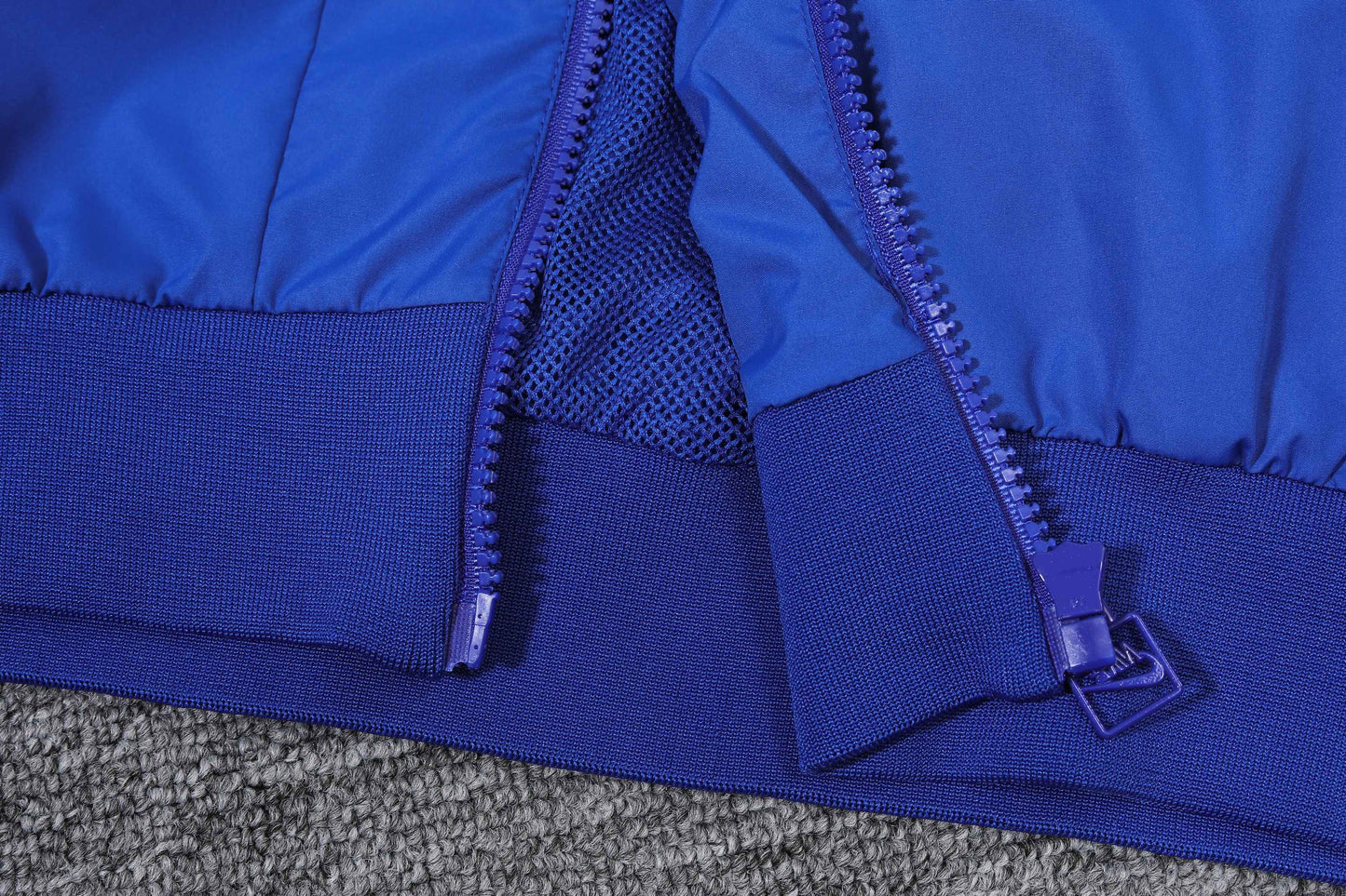 Brazilian Blue Windbreaker Jacket Set