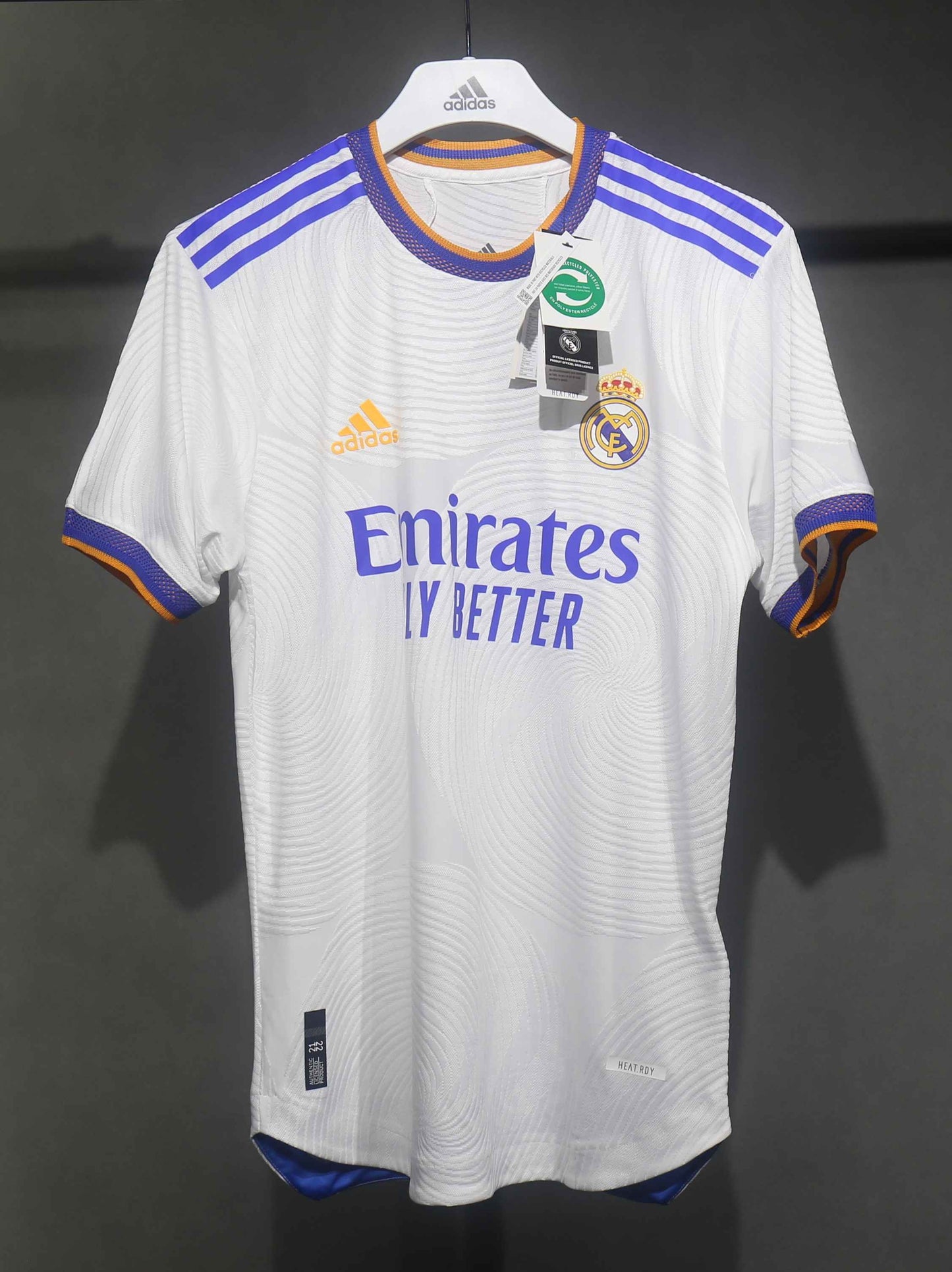 2021-22 Real Madrid Home Player Edition Short Sleeve