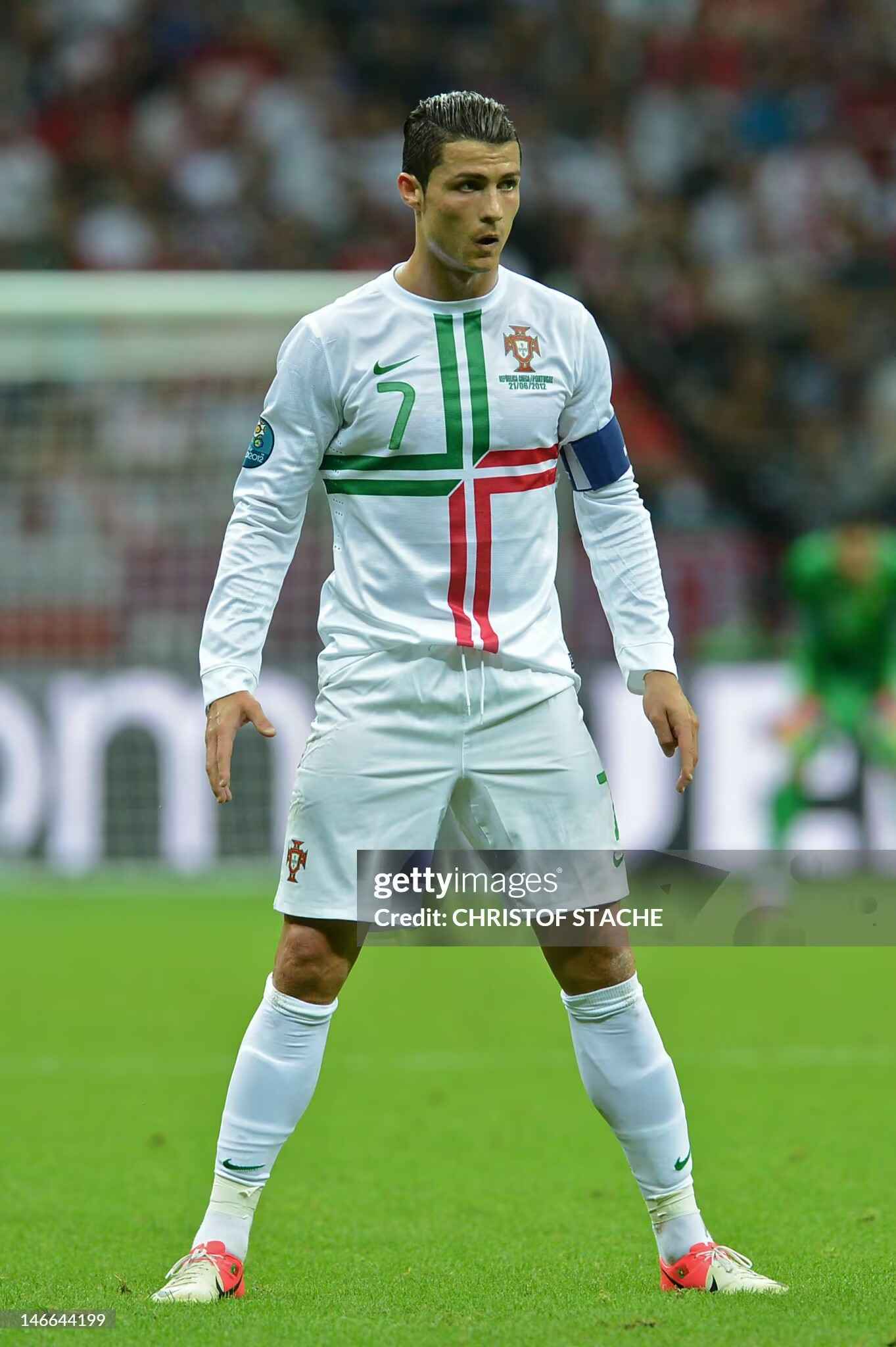 Portugal 2012 European Championship away short sleeved player version