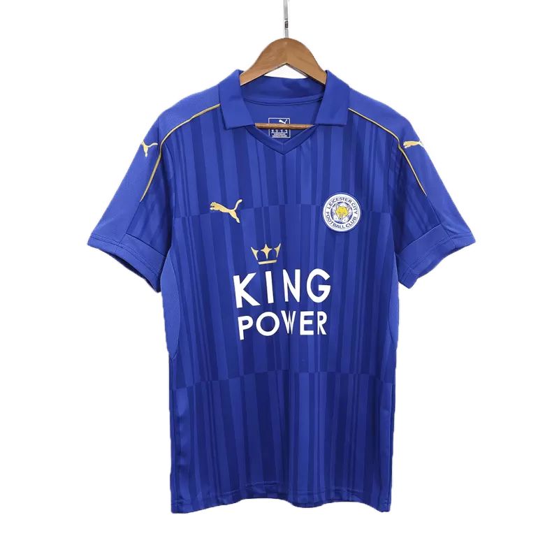 Retro 2016/17 Leicester City Home Soccer Jersey