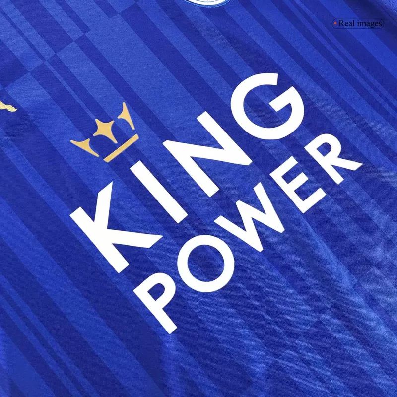 Retro 2016/17 Leicester City Home Soccer Jersey