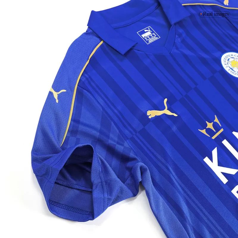 Retro 2016/17 Leicester City Home Soccer Jersey