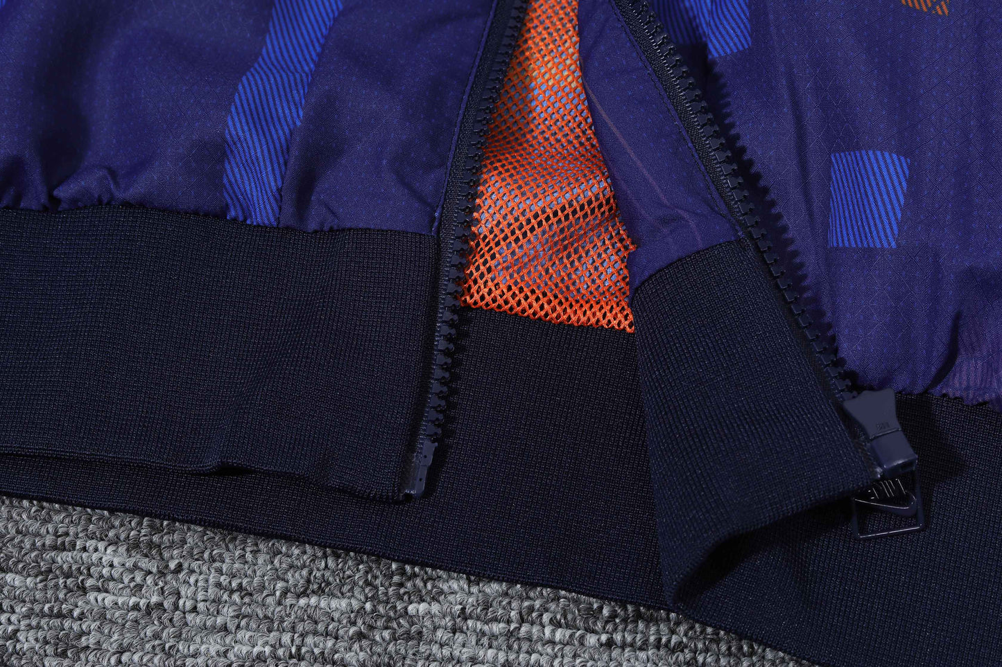 Dutch purple tulip windbreaker jacket