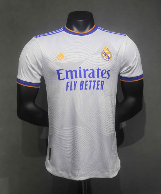 2021-22 Real Madrid Home Player Edition Short Sleeve