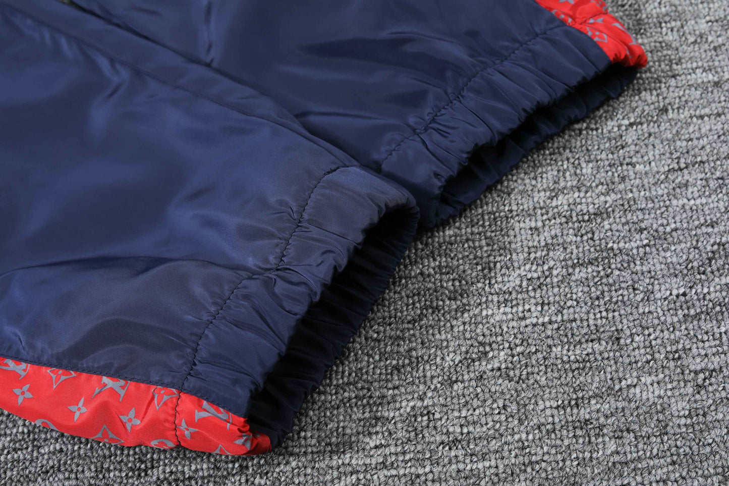 Paris collaboration LV player edition woven autumn and winter coat set