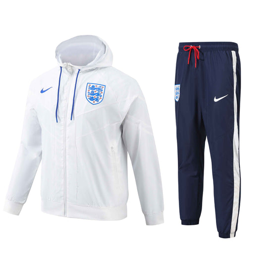 England Home White Windbreaker Set